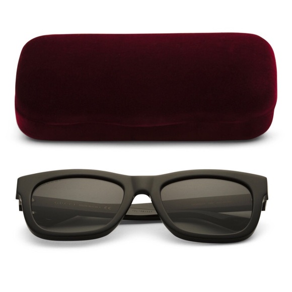 Black GUCCI Cat Eye Sunglasses - Picture 2 of 8